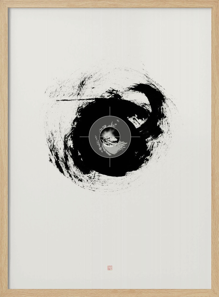 Affiche - Focus cadre de poster en bois naturel