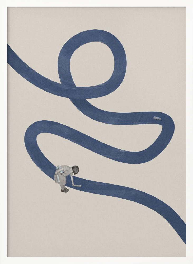 Poster - River cleanse posterframe wit hout