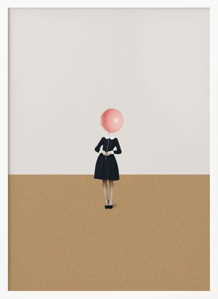 Poster - Obvious imperfections posterframe wit hout