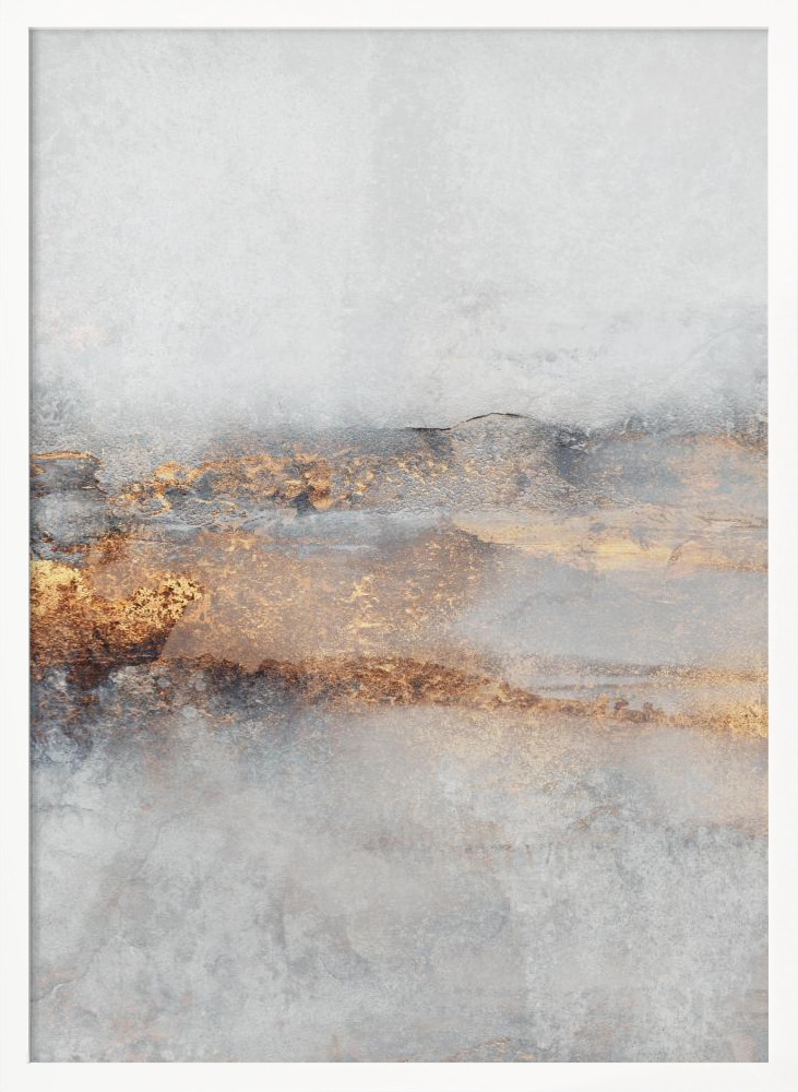 Poster - Fog posterframe wit hout