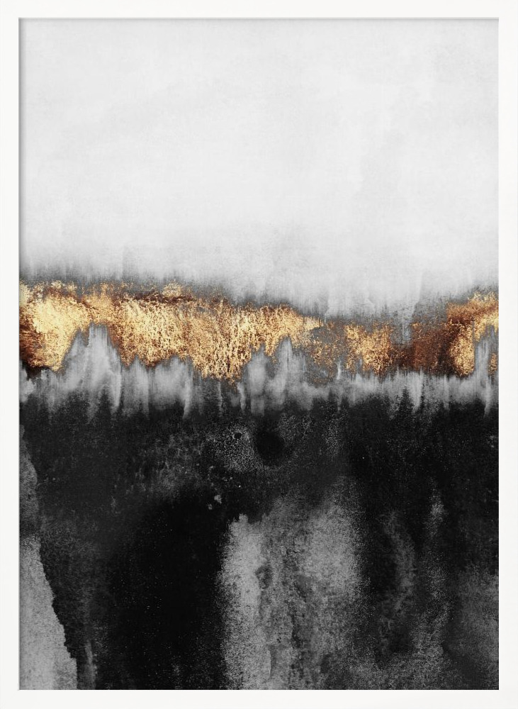 Poster - Gloomy posterframe wit hout