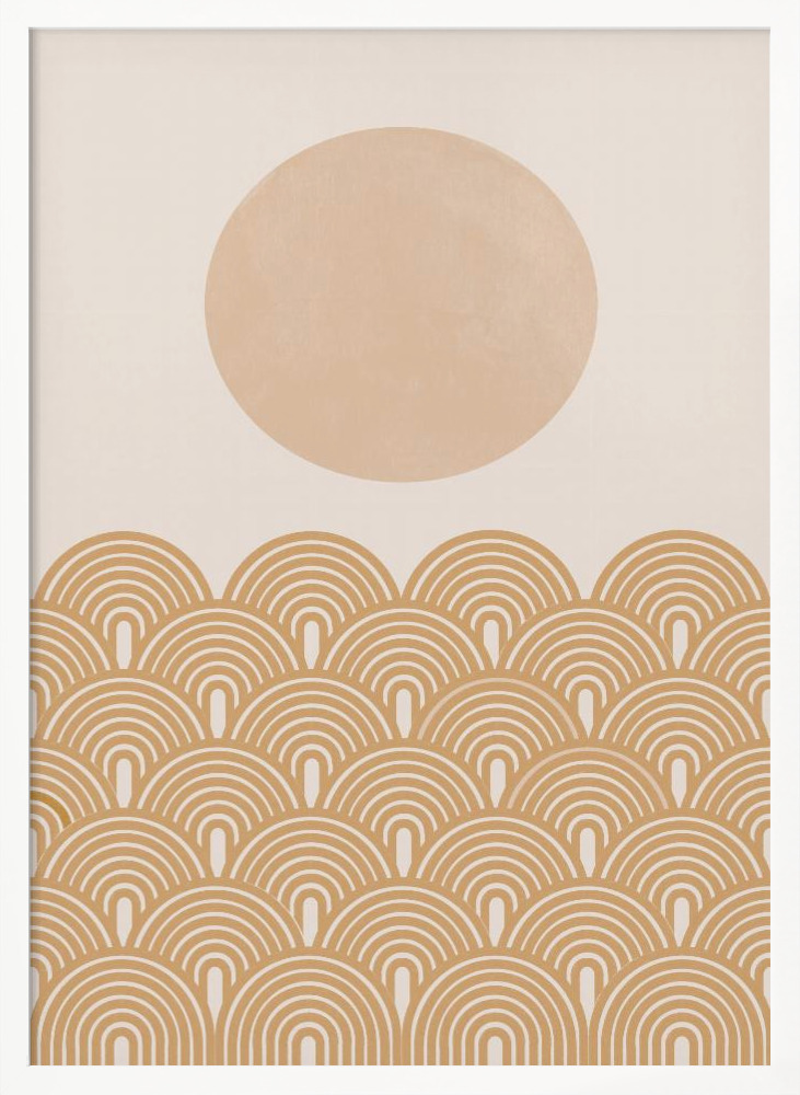 Poster - Retro Summer posterframe wit hout