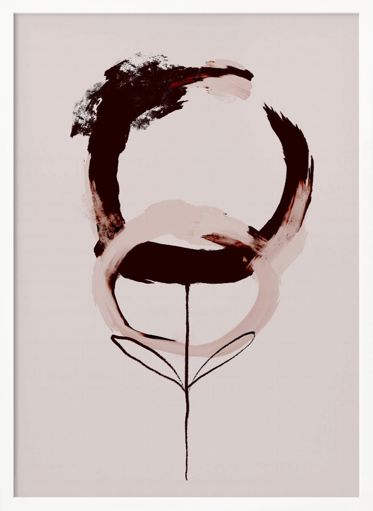 Affiche - Coffee No 1 cadre de poster en bois blanc