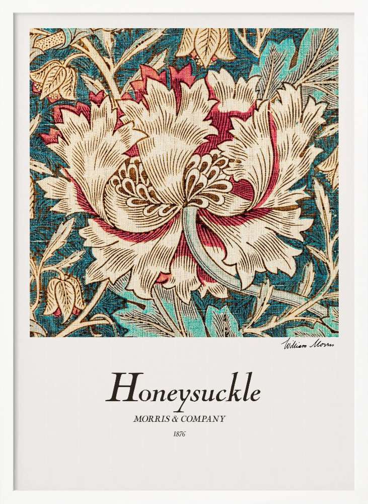 Poster - Honeysuckle white wood poster frame