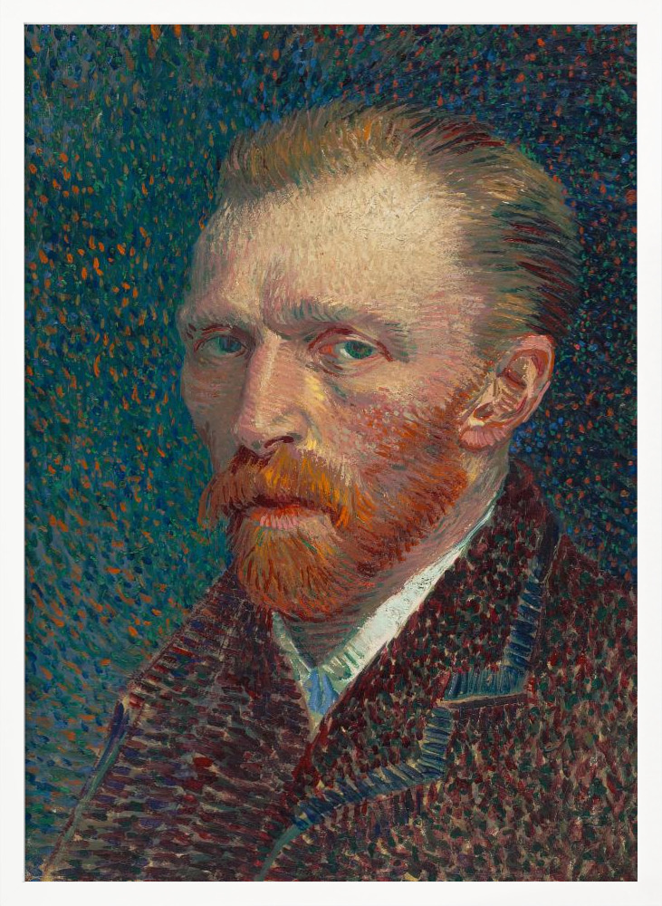 Juliste - Self-Portrait valkoinen puu julisteen kehys