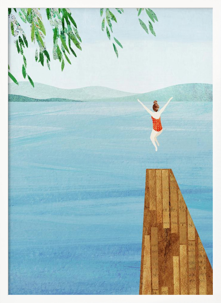Poster - Wild white wood poster frame