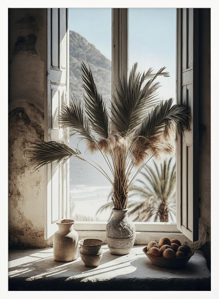 Poster - Still Life Impressions No 4 white wood poster frame