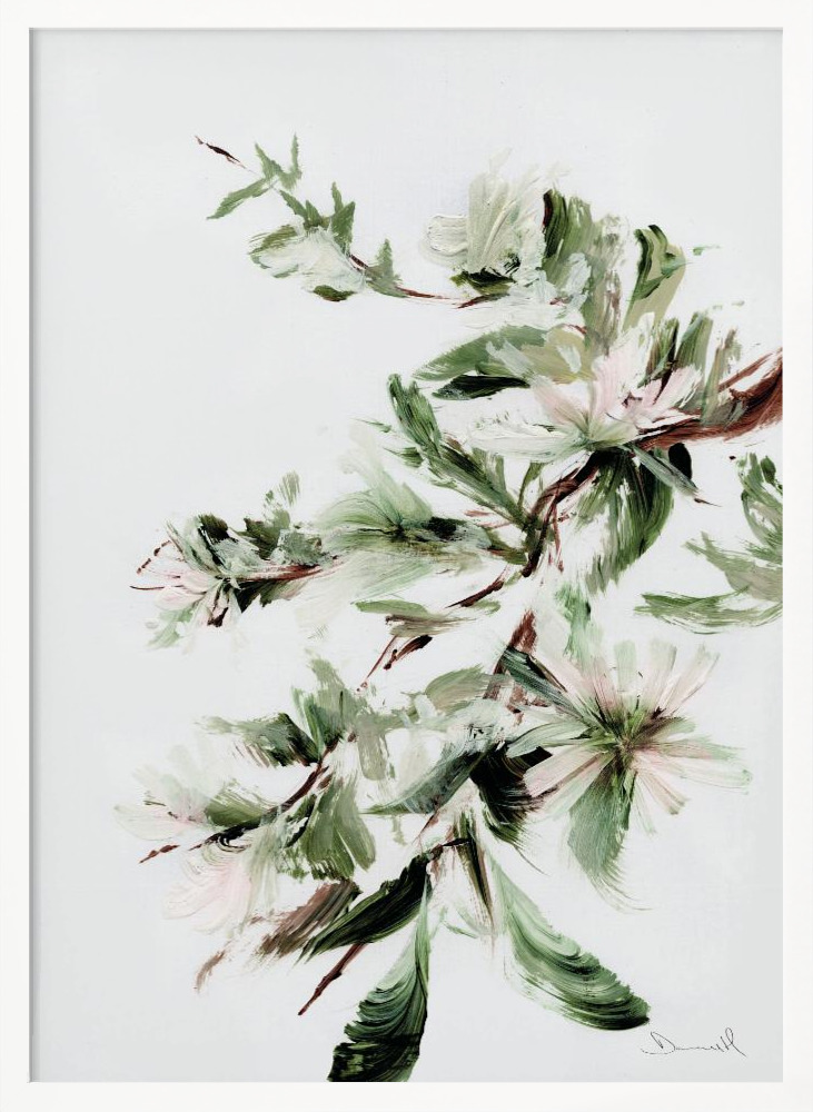 Poster - Bloom white wood poster frame