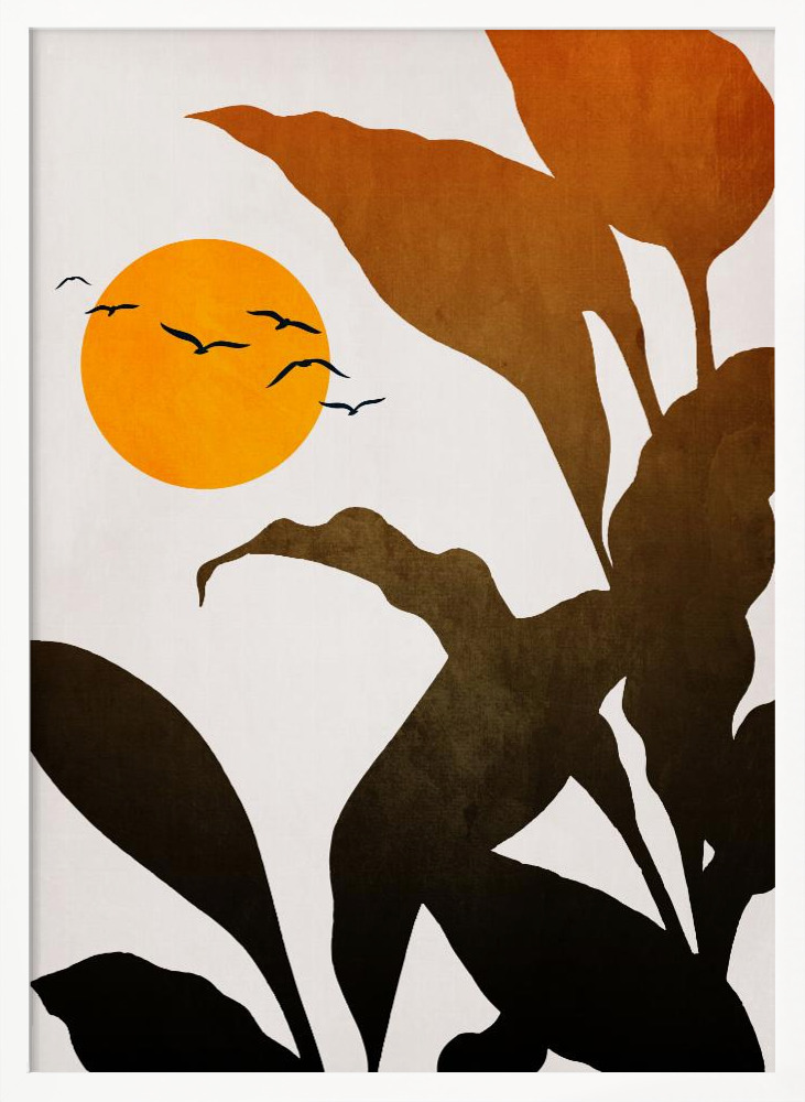 Poster - Mystic River white wood poster frame