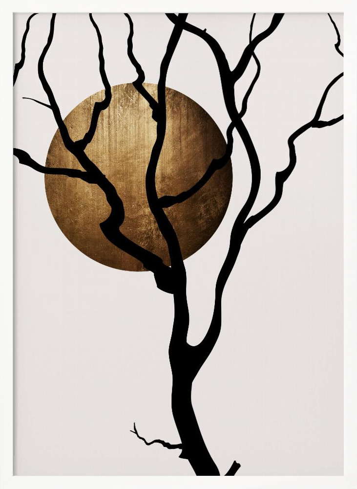 Poster - Mystic Fairytales white wood poster frame