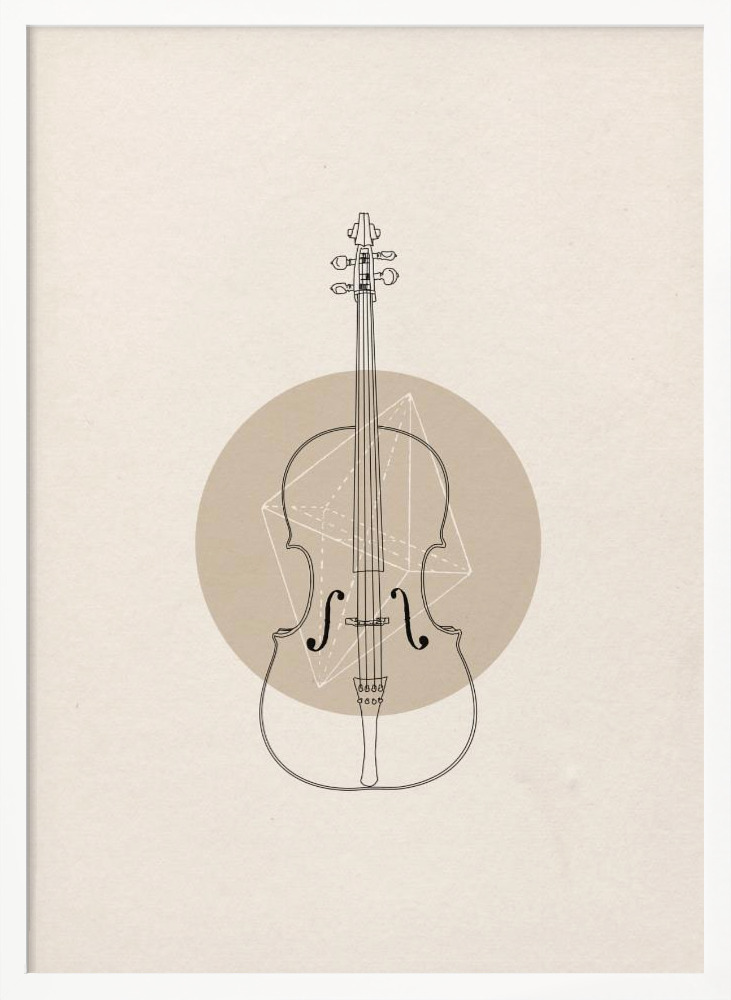 Poster - Cello Geo posterframe wit hout