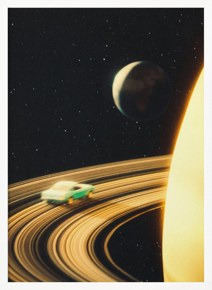 Poster - Saturn Highway posterframe wit hout