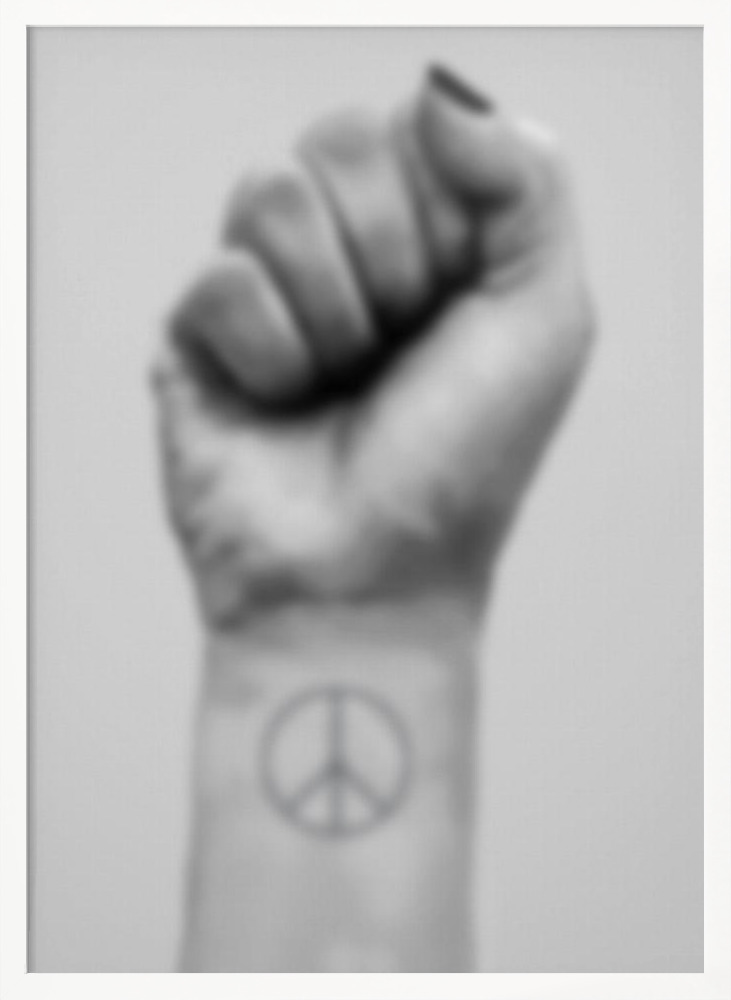 Affiche - Reminder cadre de poster en bois blanc