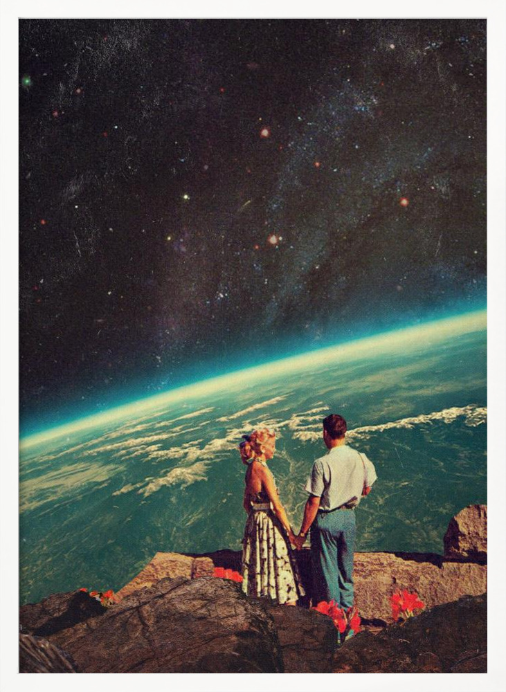 Poster - Love white wood poster frame
