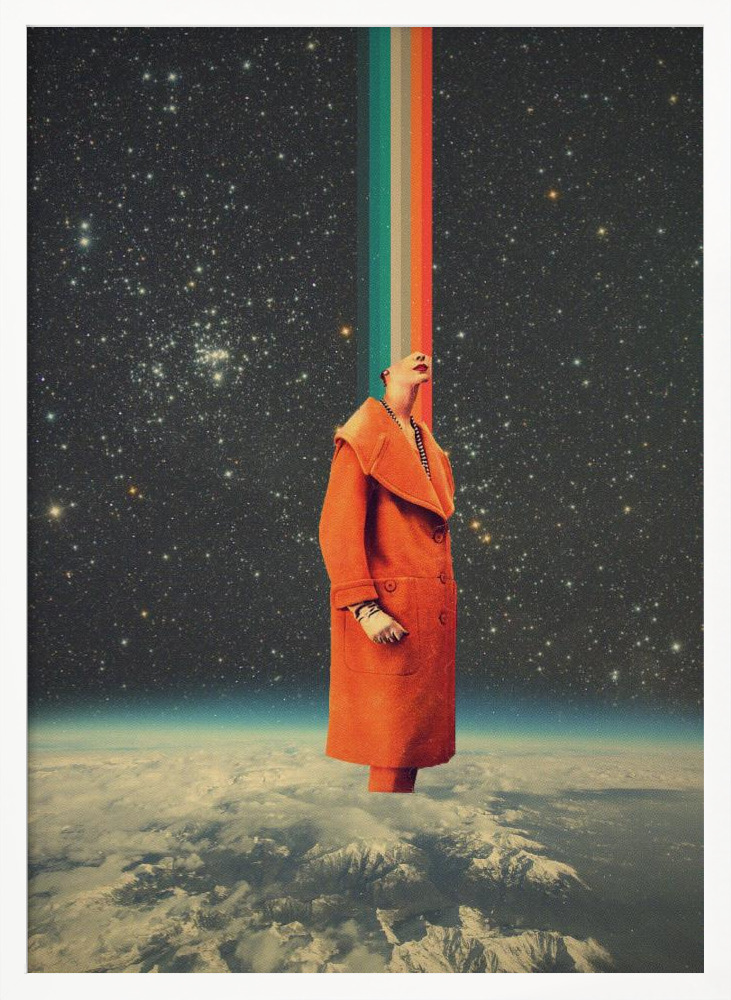 Poster - Spacecolor white wood poster frame