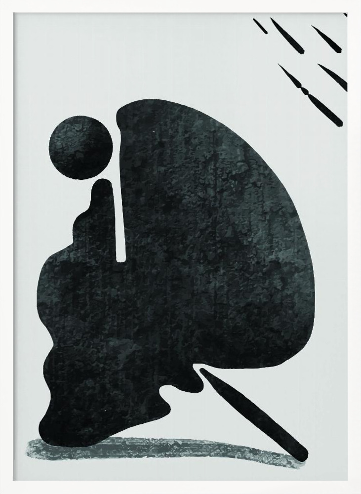 Affiche - Henri Matisse Bodies #1 cadre de poster en bois blanc