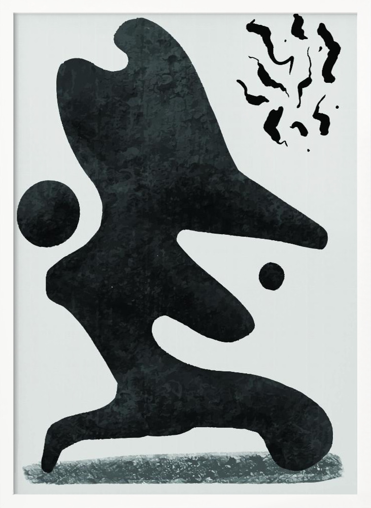 Affiche - Henri Matisse Bodies #3 cadre de poster en bois blanc