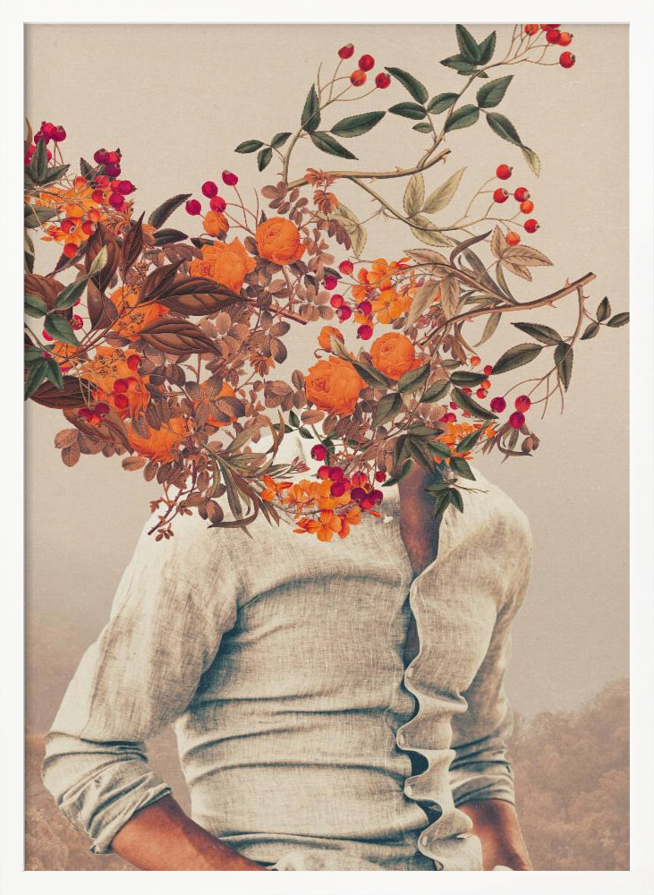 Poster - Roots Bright white wood poster frame