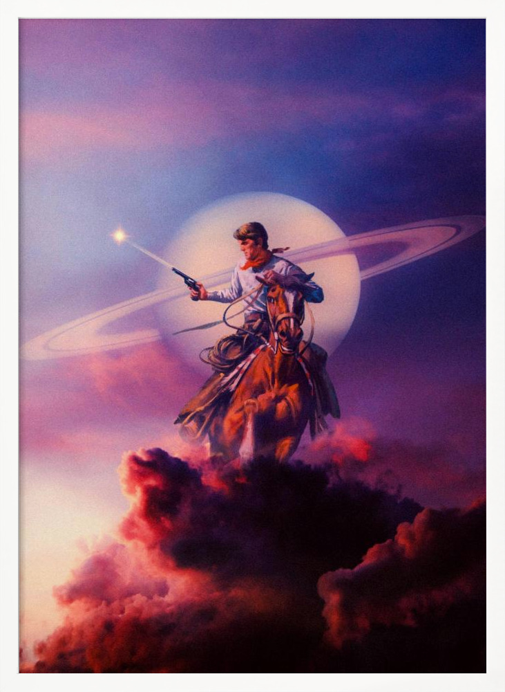 Poster - Justice white wood poster frame