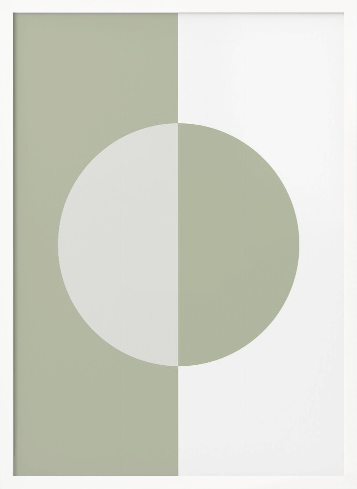 Poster - – Balance No2 white wood poster frame