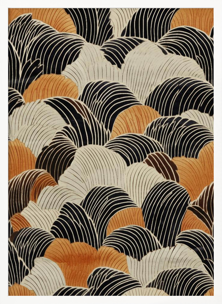 Poster - Shell Mountains white wood poster frame