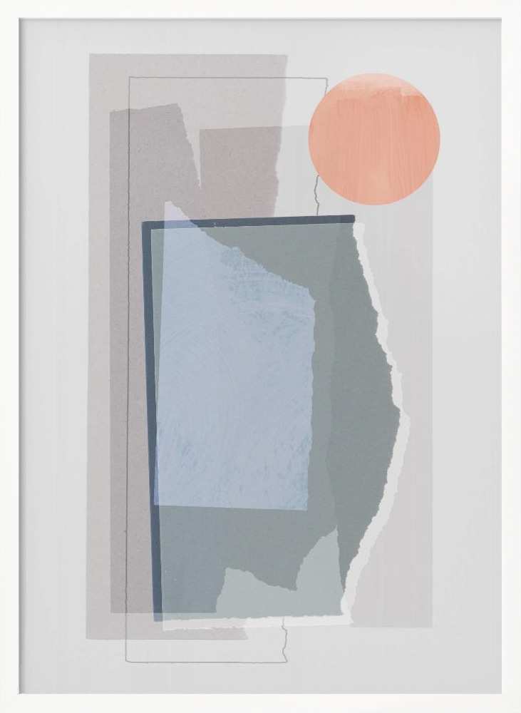 Affiche - Pieces 10B cadre de poster en bois blanc