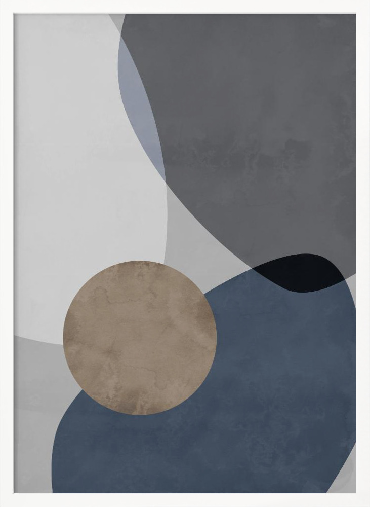 Poster - Graphic 210 white wood poster frame