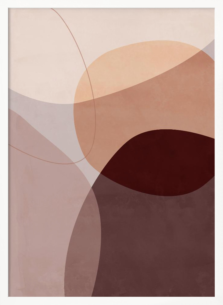 Poster - - Graphic 211Y white wood poster frame