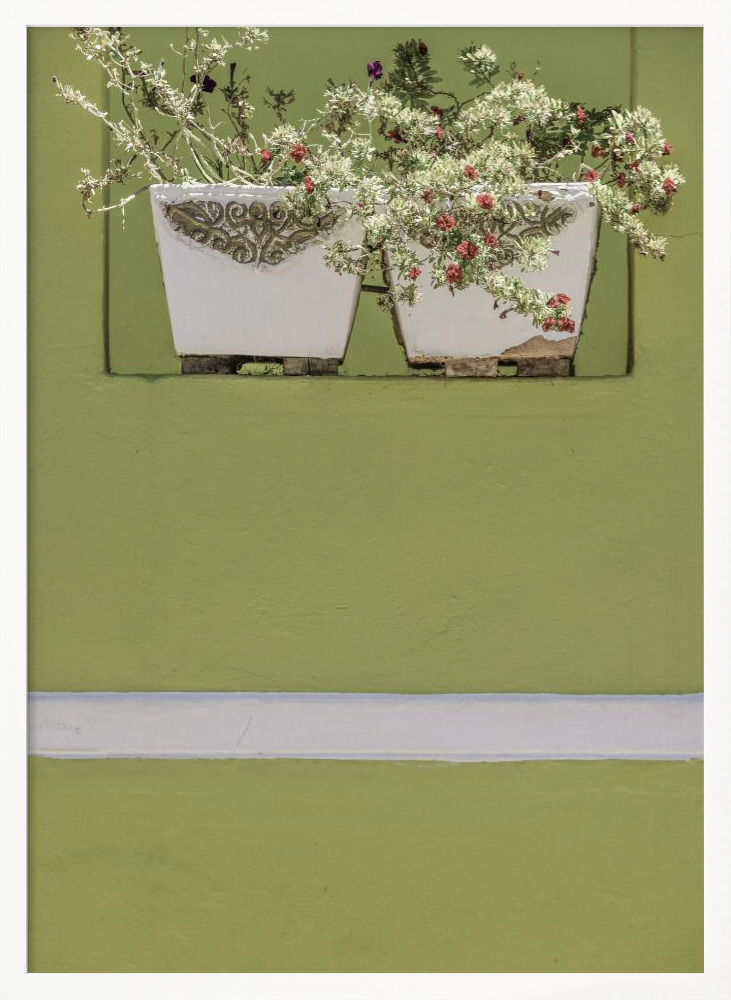 Poster - Wall Garden white wood poster frame