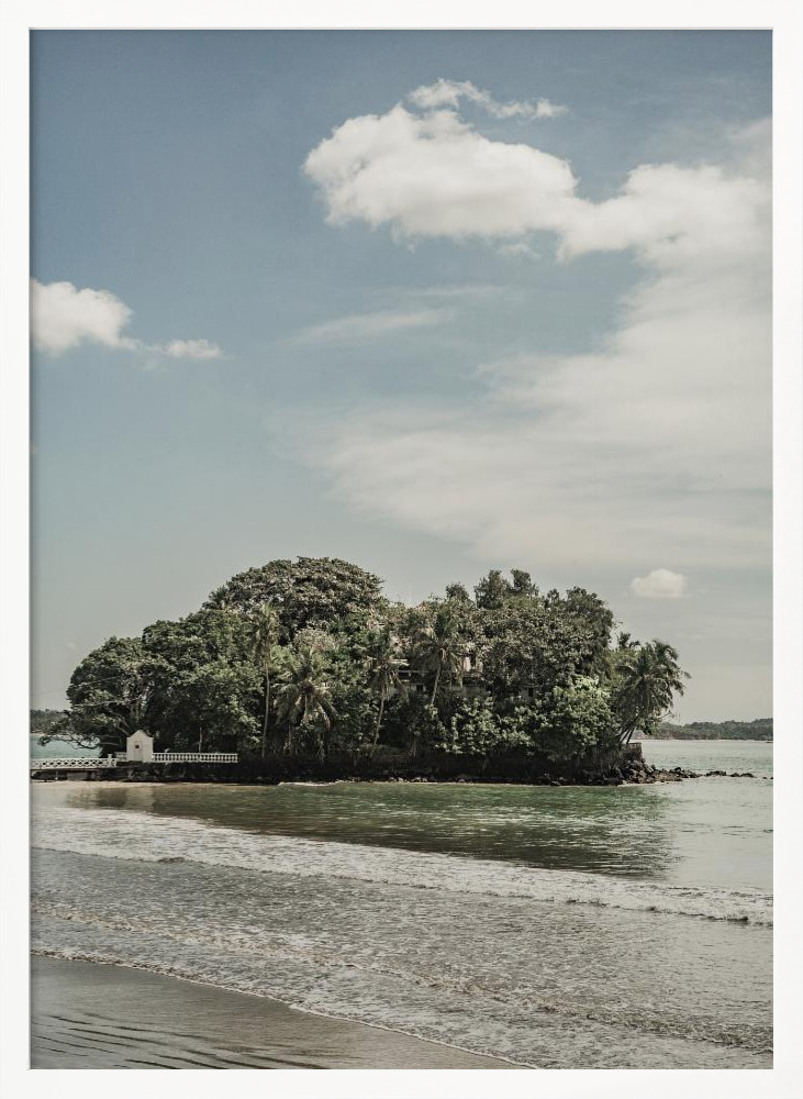Poster - Weligama white wood poster frame
