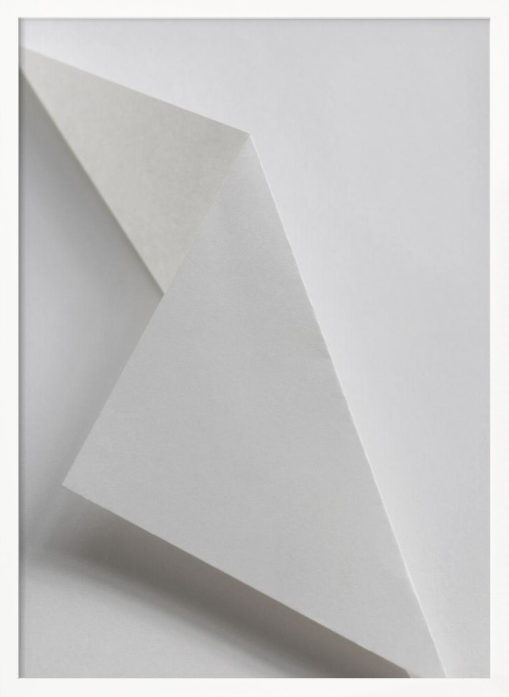 Poster - Paper Studies 16 white wood poster frame
