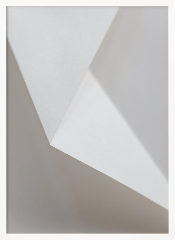 Poster - Paper Studies 17 white wood poster frame