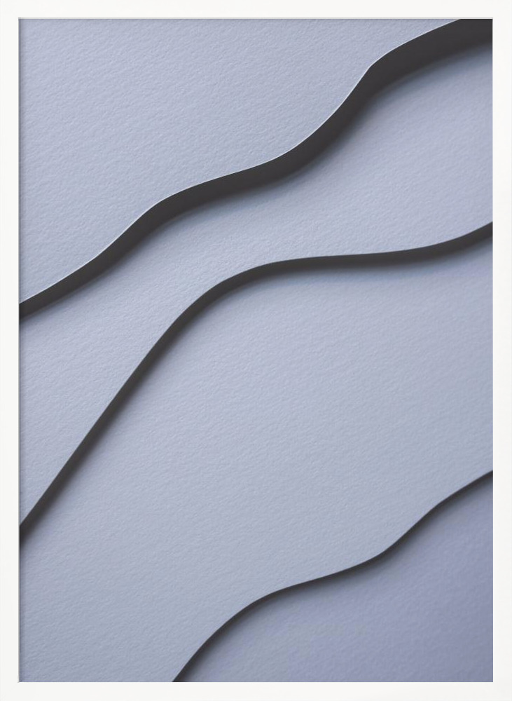 Poster - Paper Studies 27 white wood poster frame