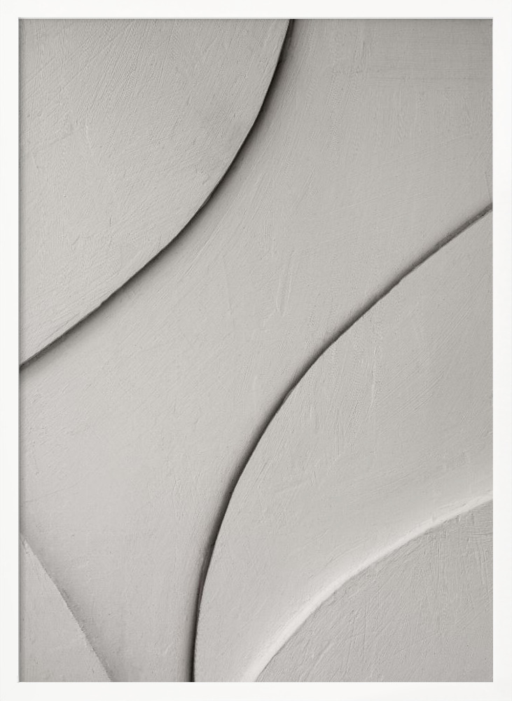 Affiche - Shadow Play 5 cadre de poster en bois blanc