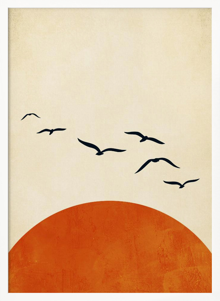 Poster - Sunset Dreams posterframe wit hout