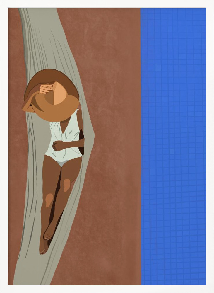 Poster Ratio 3x4 Print By Bohonewart Copy 10 - Affisch vit affischram i trä