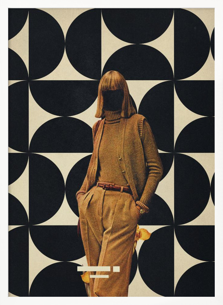 Poster - 1978 Annie Collection by Frank Moth white wood poster frame