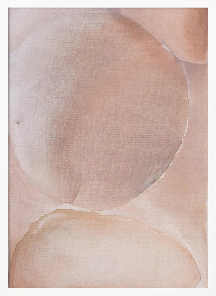 Affiche - Bubbles cadre de poster en bois blanc