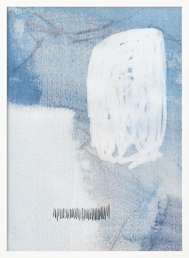 Juliste - Floating Inside Myself valkoinen puu julisteen kehys