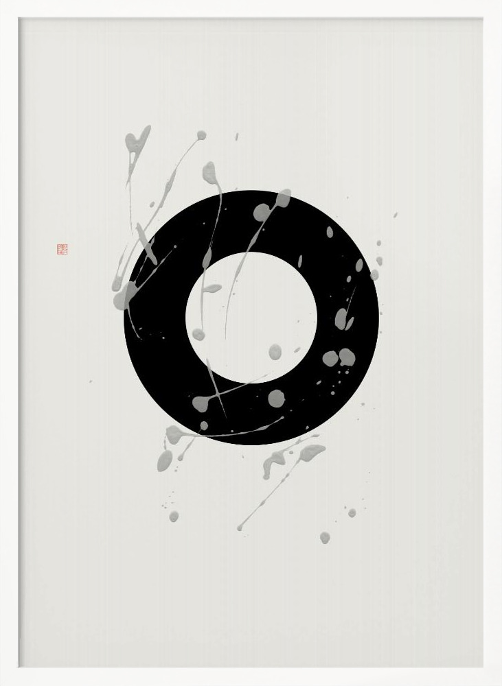 Affiche - New Life cadre de poster en bois blanc