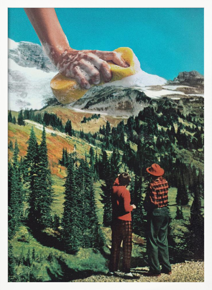 Poster - Rub a Dub Ridge white wood poster frame