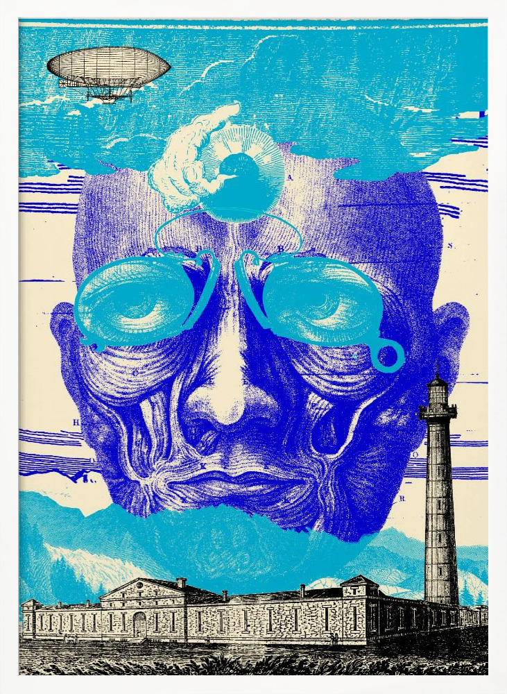 Poster - Awakening I white wood poster frame