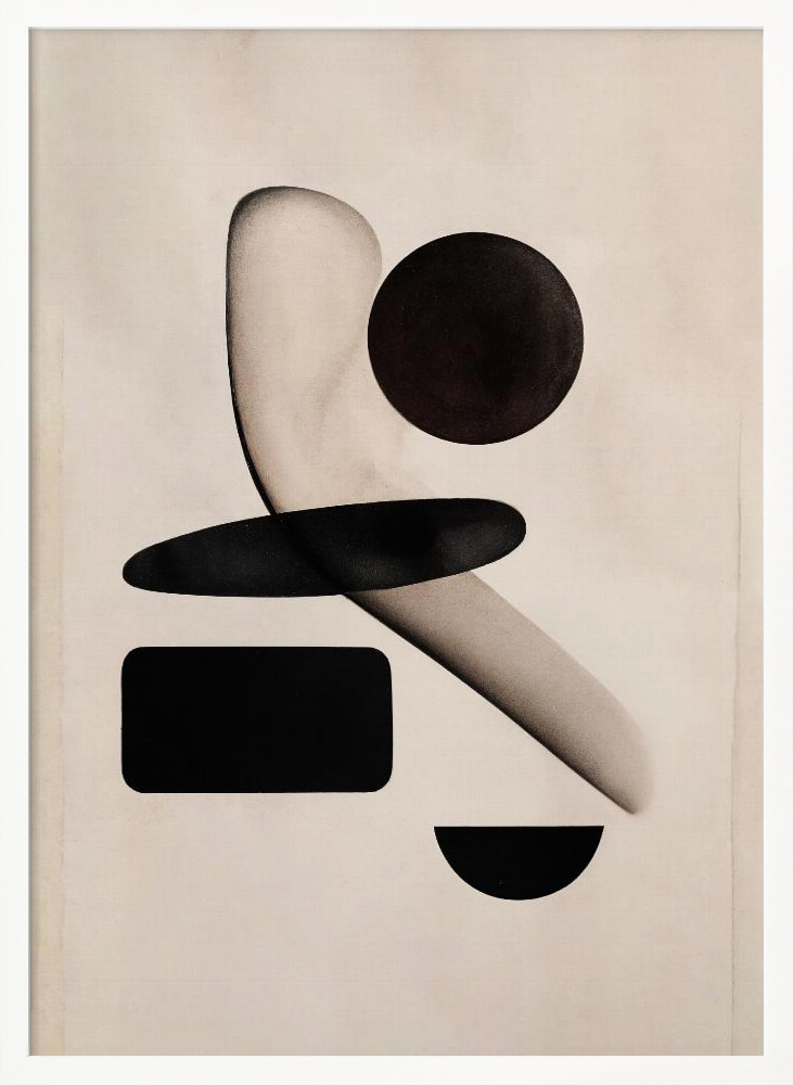 Poster - Mid Century Modern Objects posterframe wit hout