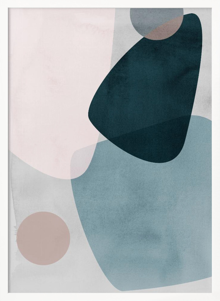 Poster - Graphic 150A white wood poster frame