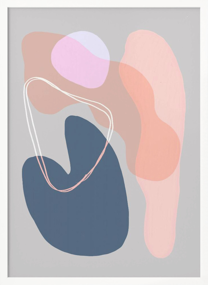 Poster - Graphic 271X white wood poster frame