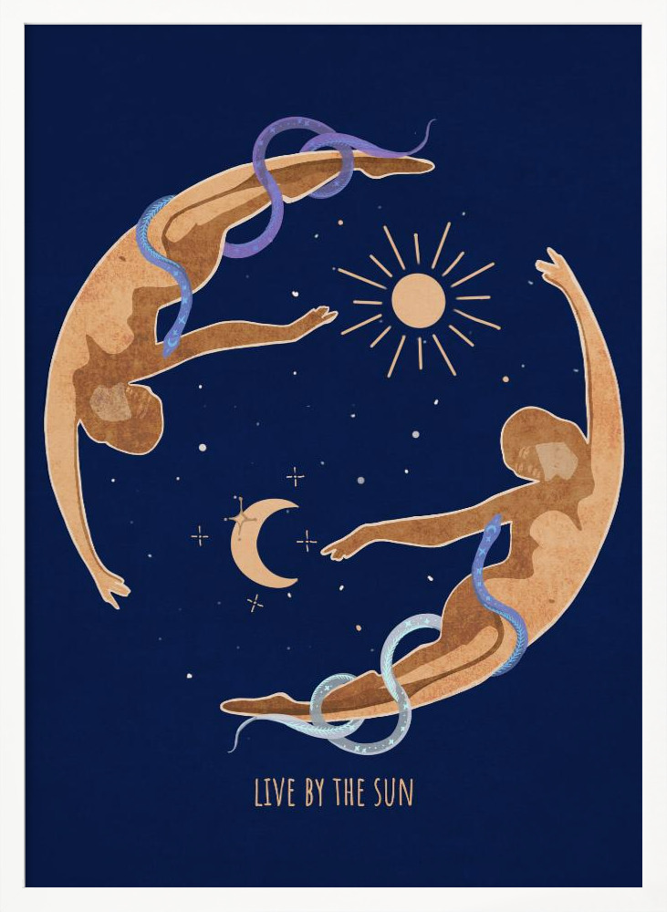 Poster - Celestial Harmony posterframe wit hout