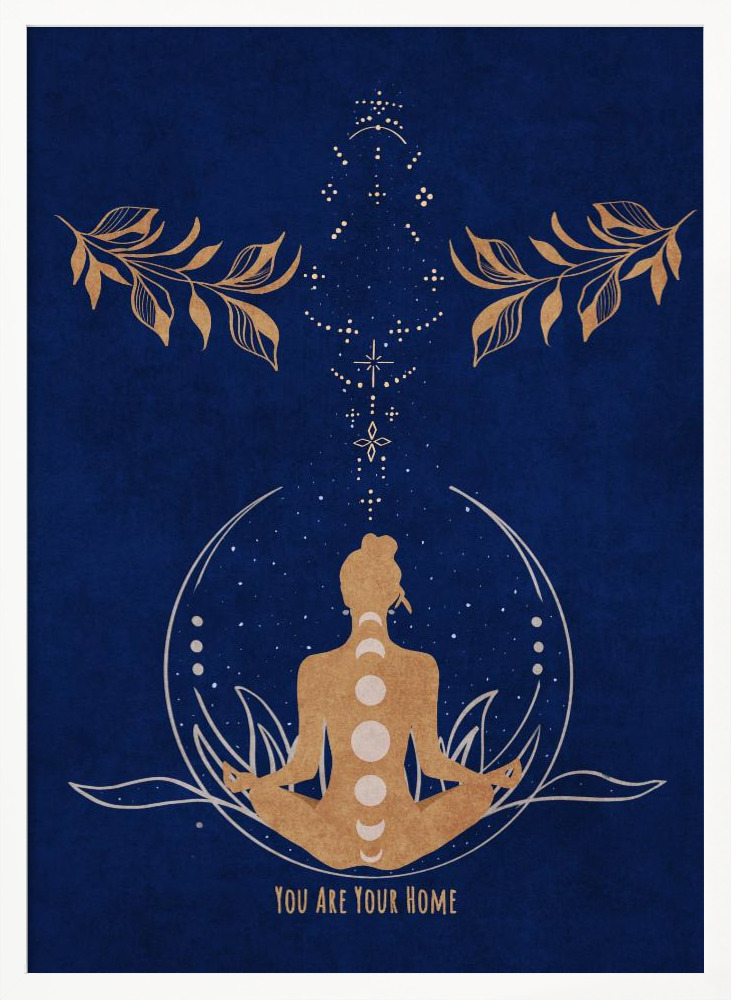 Poster - Soulful Serenity posterframe wit hout