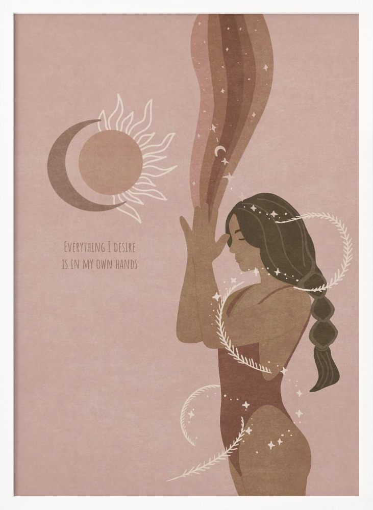 Poster - Celestial Dreams posterframe wit hout