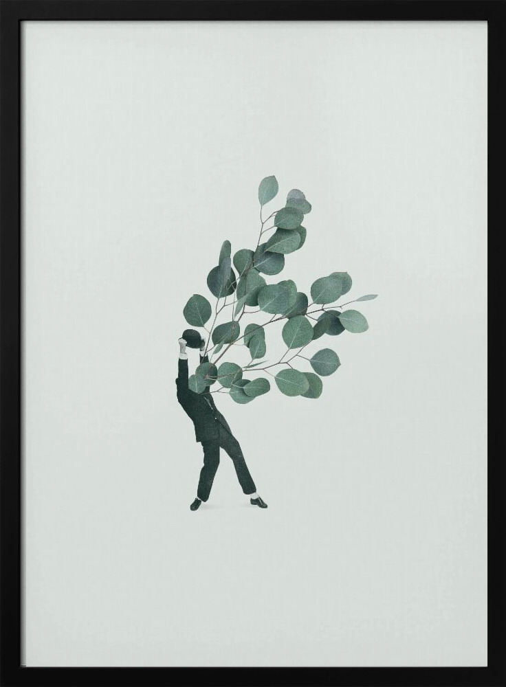 Poster - The extravert dark wood poster frame