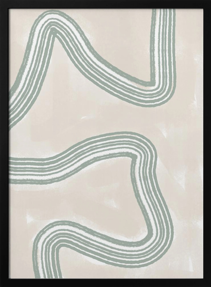 Juliste - Abstracto Twist tumma puu julisteen kehys
